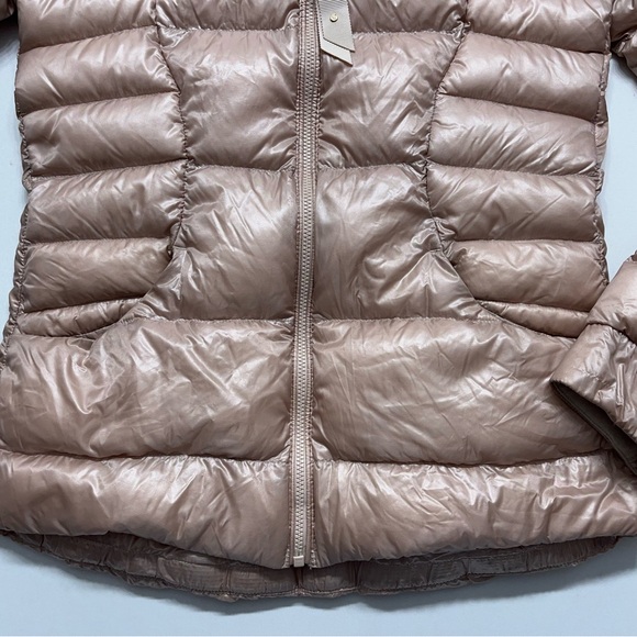 Lululemon Goose Down Puffer Jacket Womens Size 4 Fluffin Awesome Rose Gold Rare - Picture 3 of 15